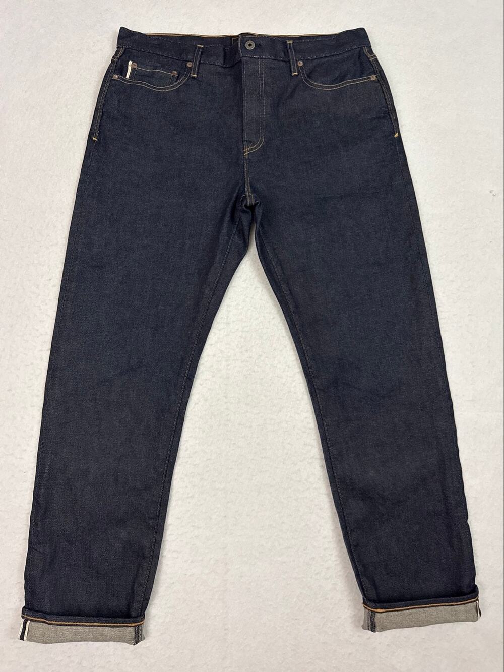 Flint And Tinder Selvedge Jeans Men’s 36x36 Indigo Straight Fit USA Huckberry